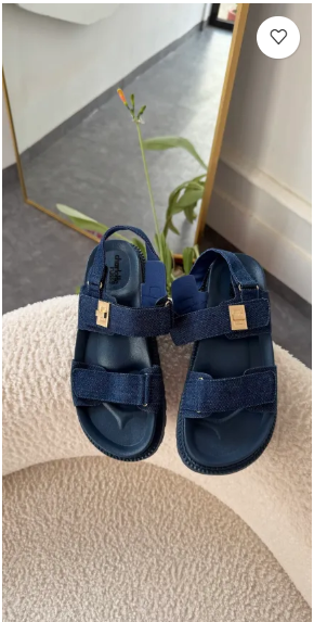 Ayaana Blue Strap Sandals