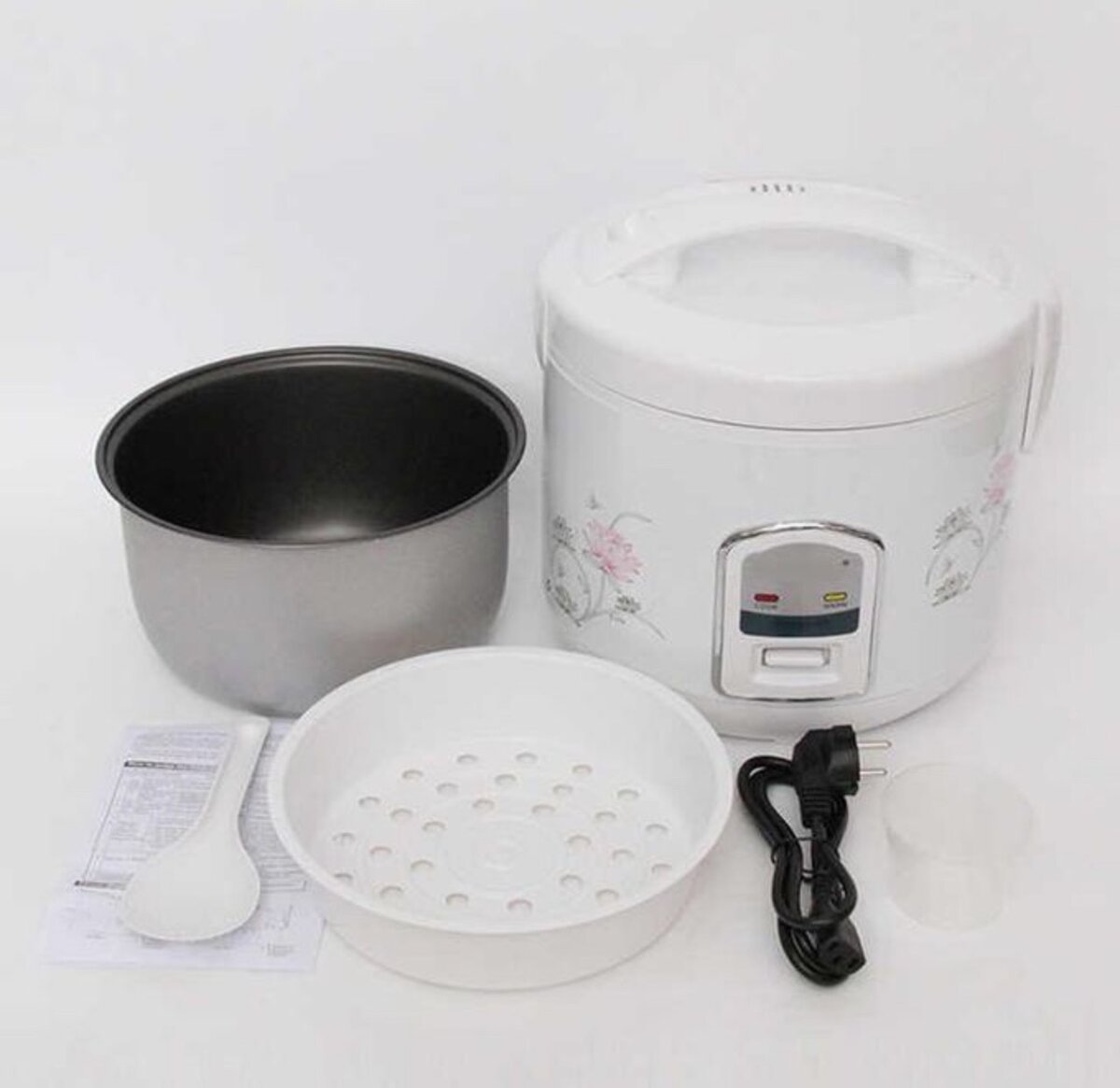 5L Electric Rice Cooker - White