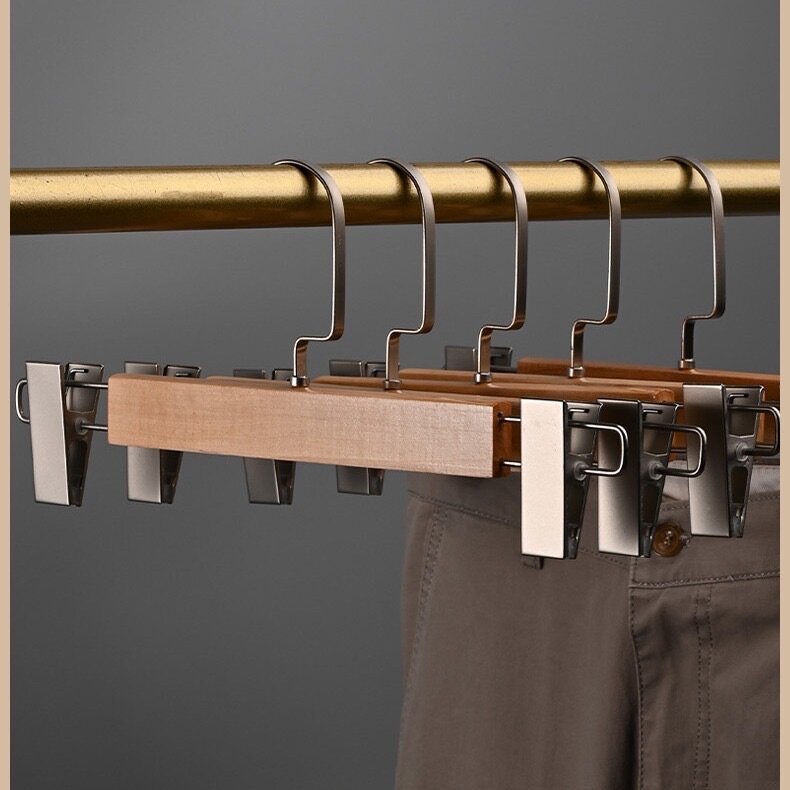 Wooden jeans hanger