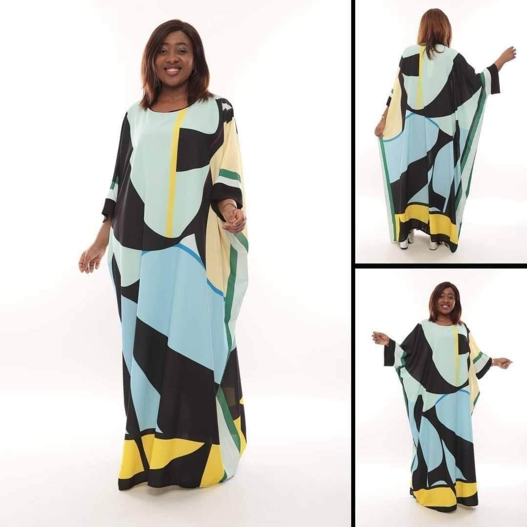 Robe d'été femme coupe ample boubou madame Turquie