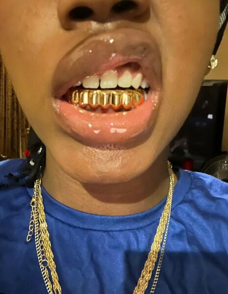 Teeth Grillz(Slugs)In Gold,Silver and Bronze Colors