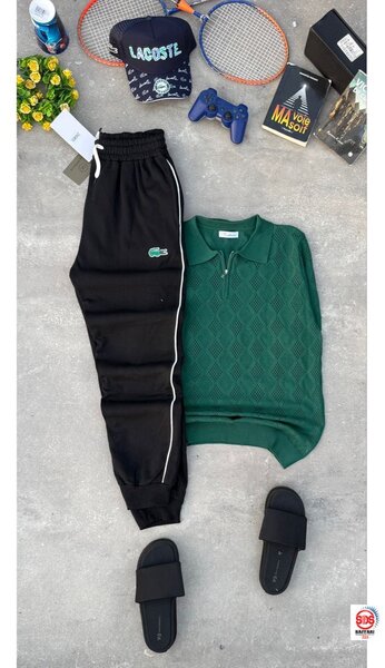 Ensemble sport chic vert