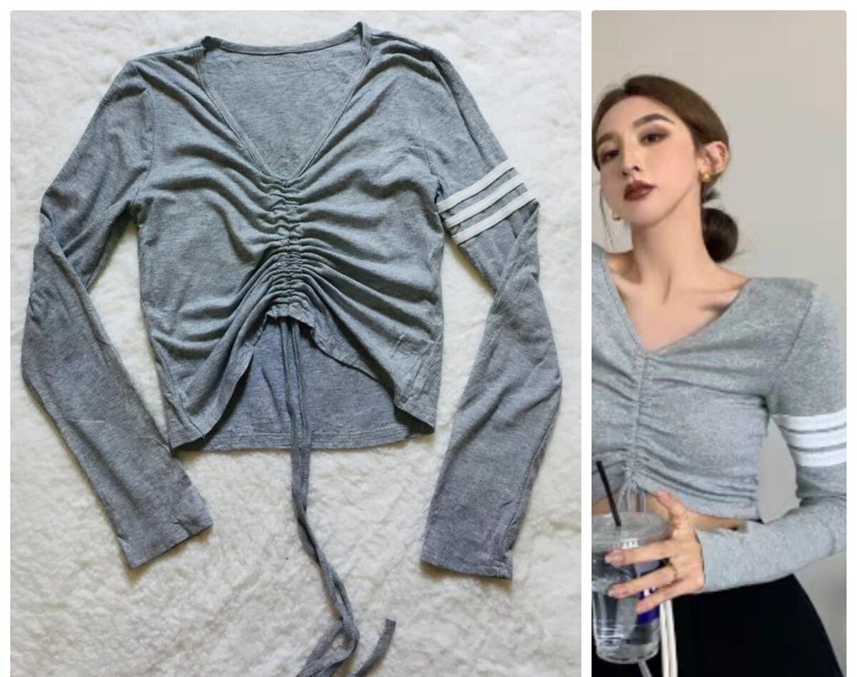 Salaula crop tops and tops