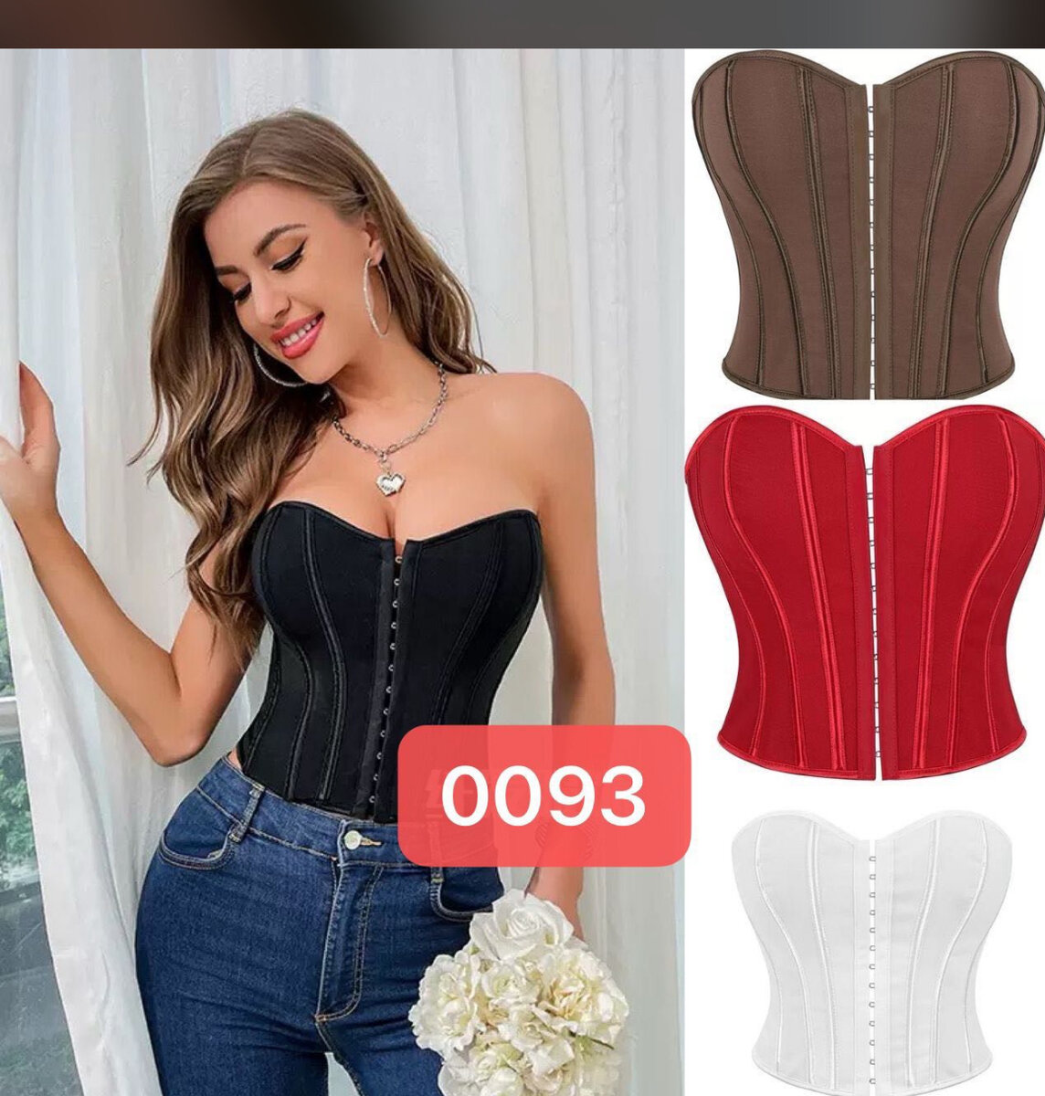 Corset bustier tendance femme