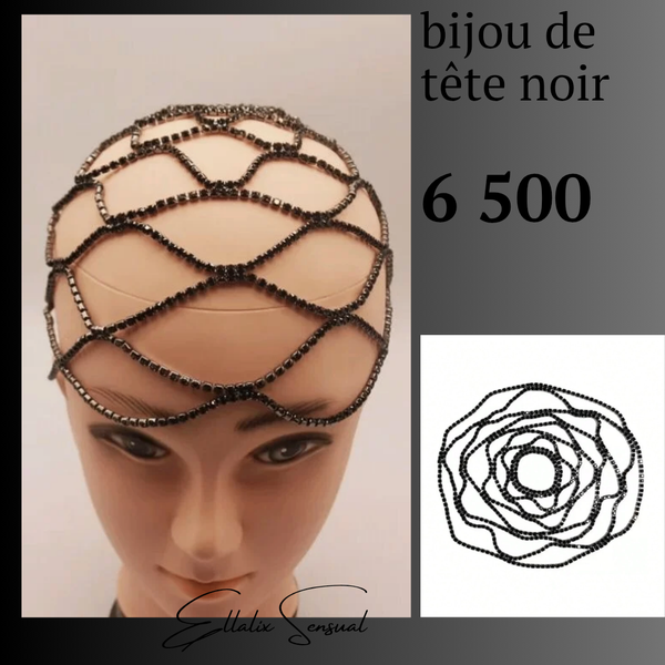 Bijou de tête élégant noir