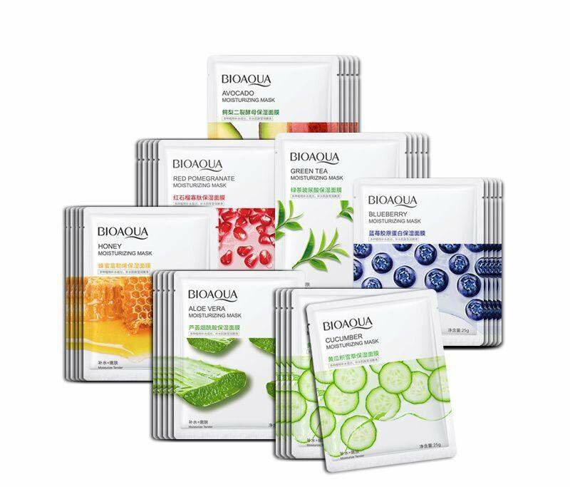 Face mask, eye mask and hand cream