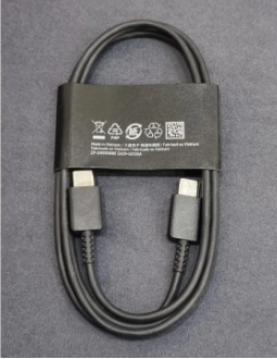 Genuine Samsung Galaxy USB Type C Cable Compatible with all 25w, 45w Mobiles Original Superfast PD Cable (USB-C to USB-C)
