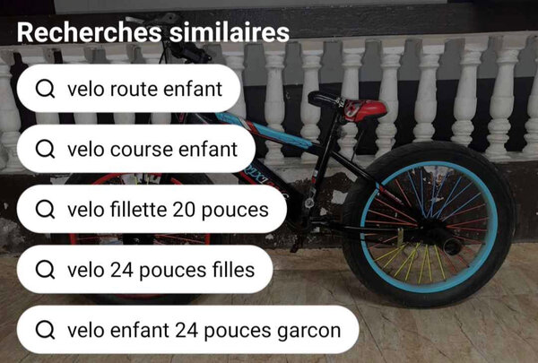 Vélo Enfant 24 Pouces Design