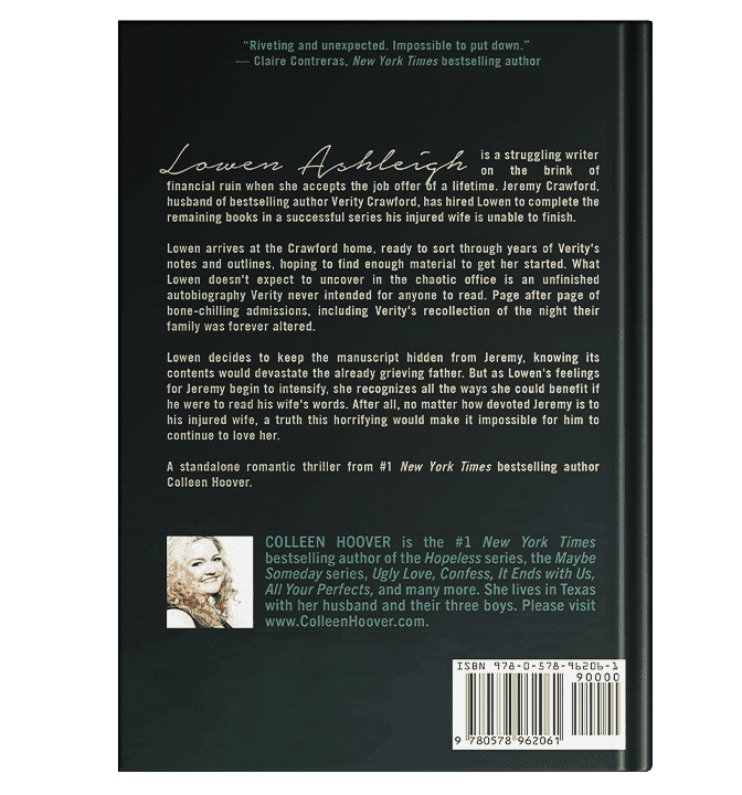 Verity by Colleen Hoover