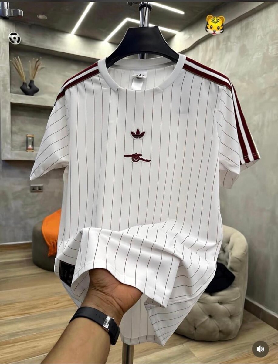 T-shirt rayé décontractée homme