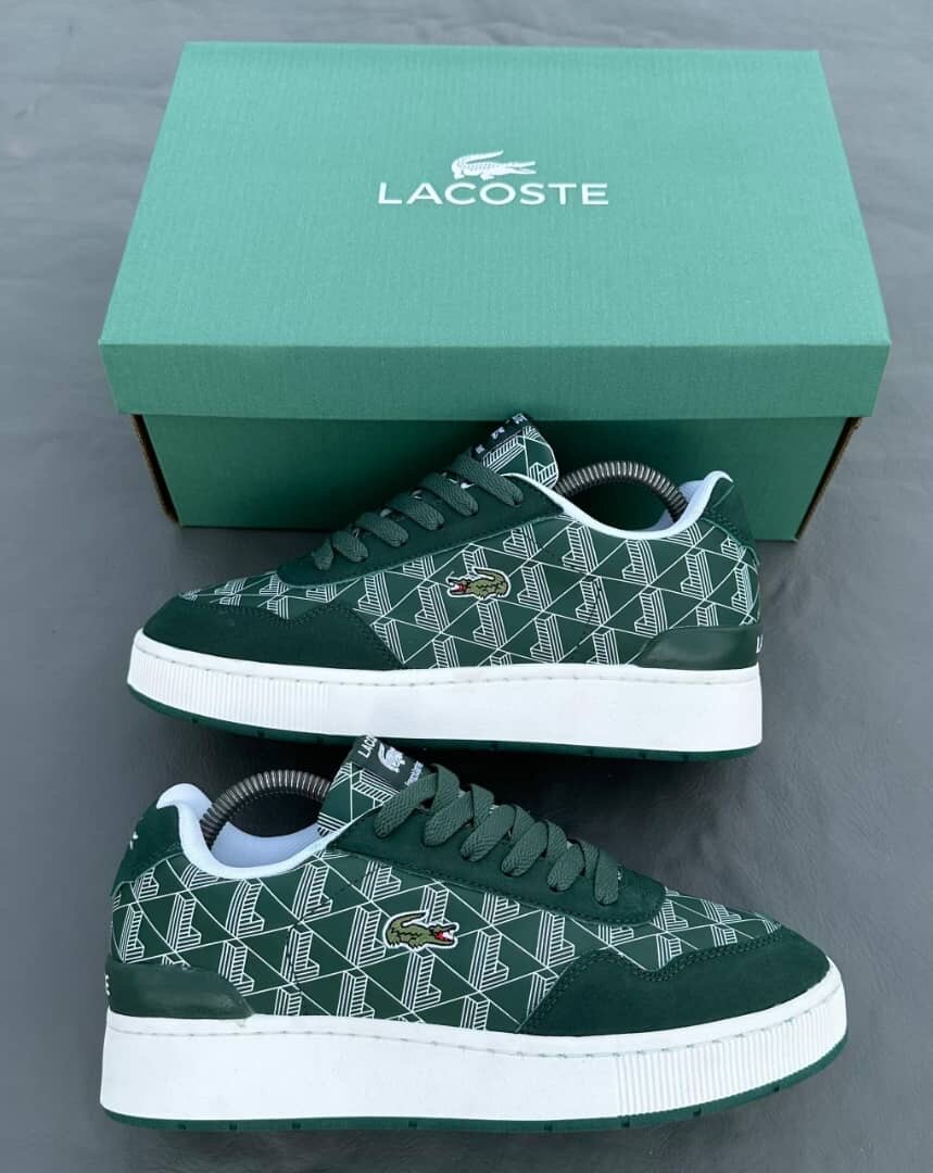 Baskets Lacoste Vertes Style