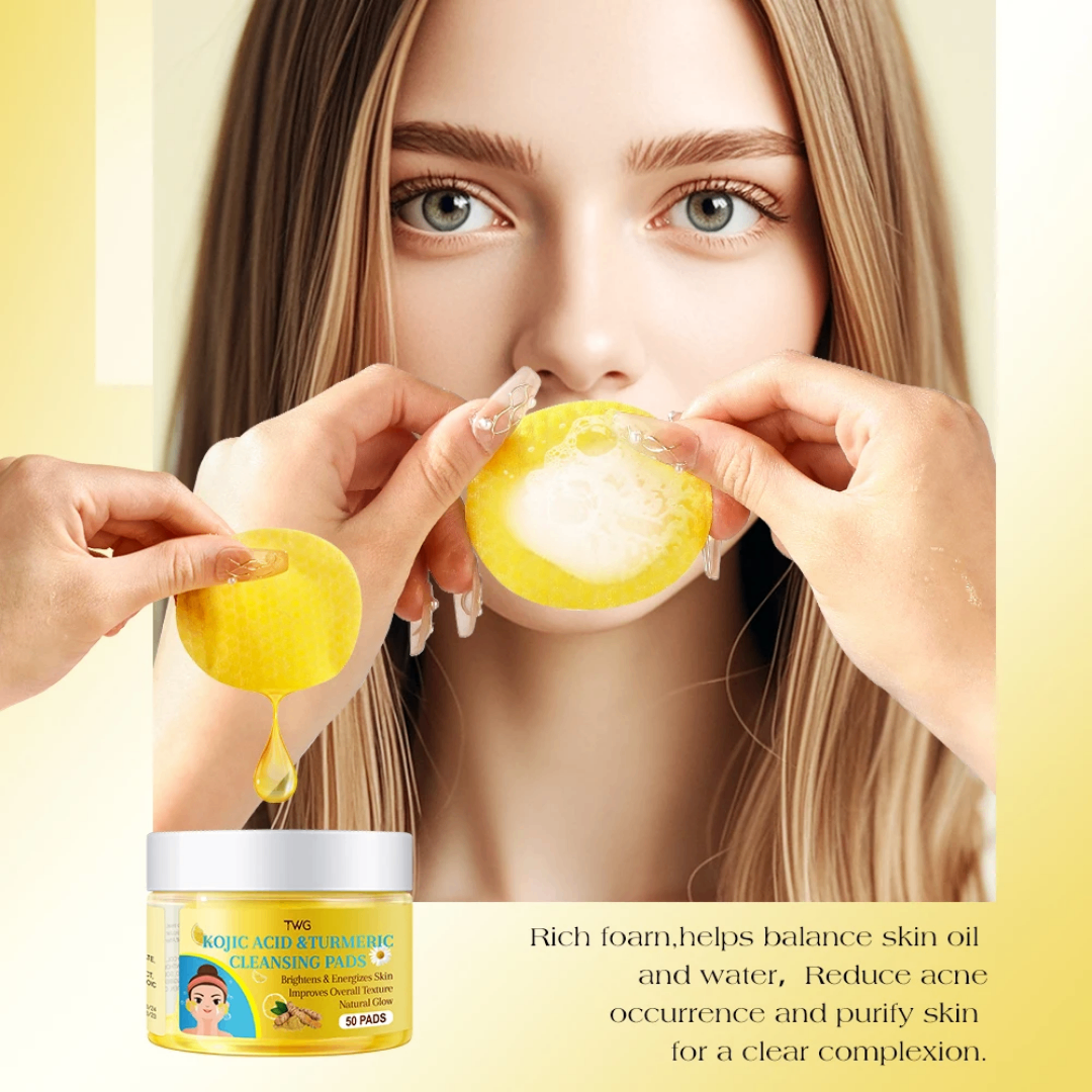 Pads nettoyants au curcuma