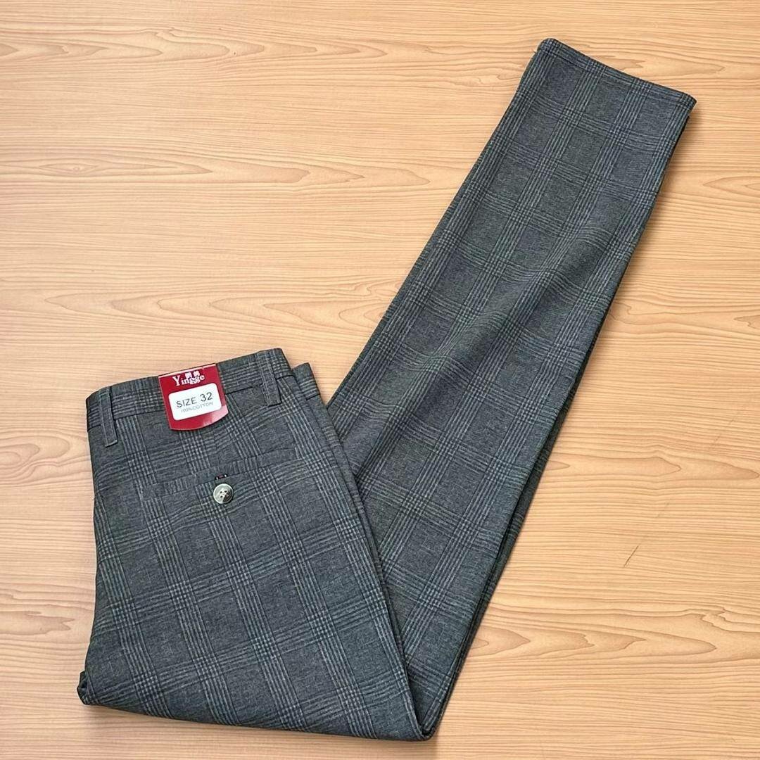 Check fashion trousers
