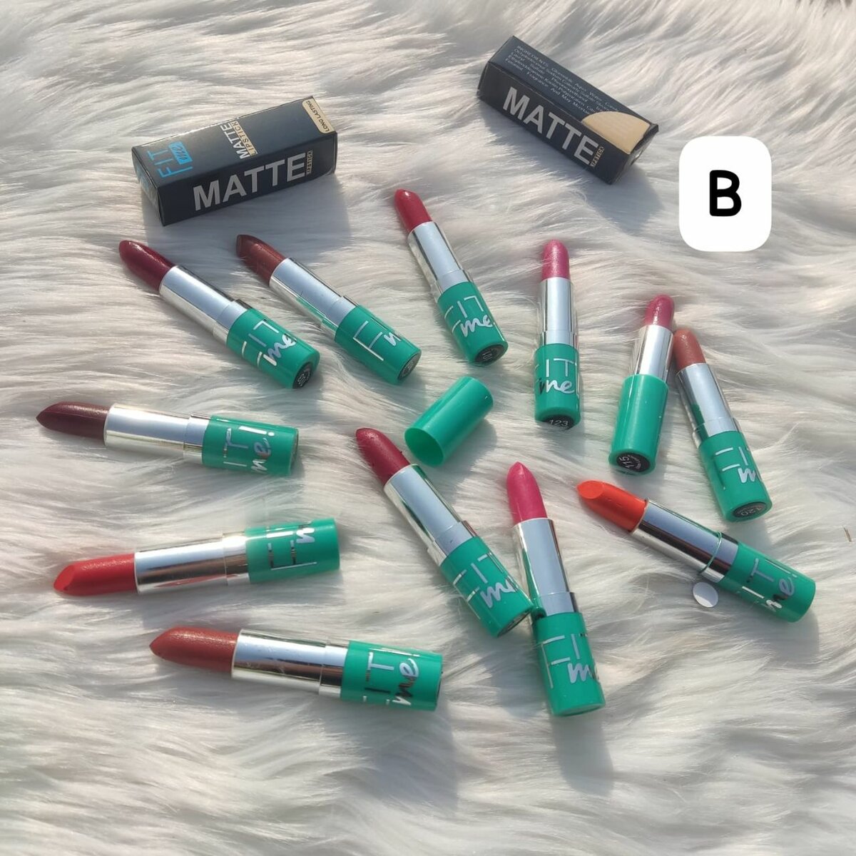 Matte Lipstick  Pack of 12 (Single Packing)