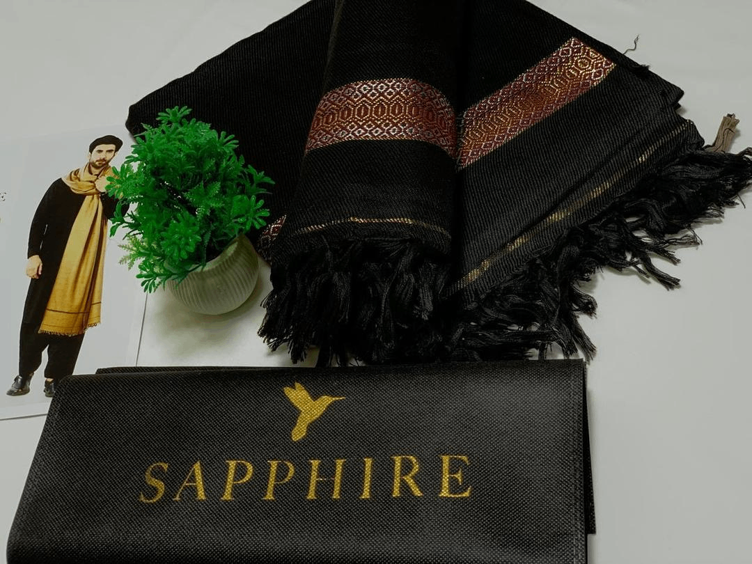 Men's Wool Shawl 1pc