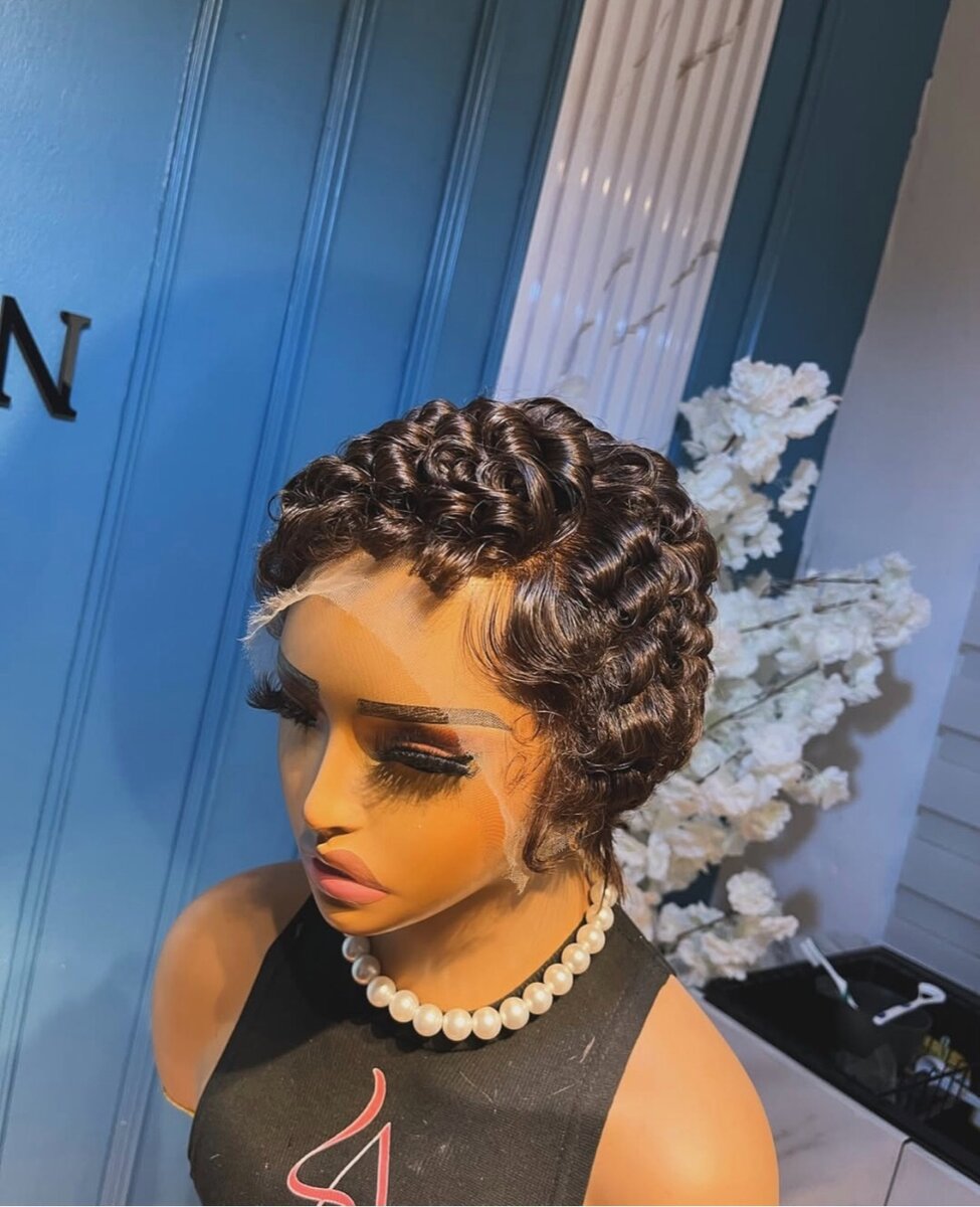 Pixie cut wig