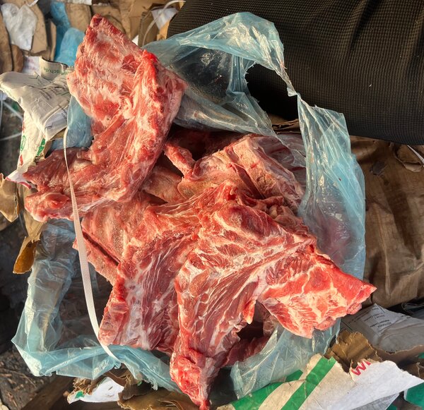 Côtes de porc fraîches