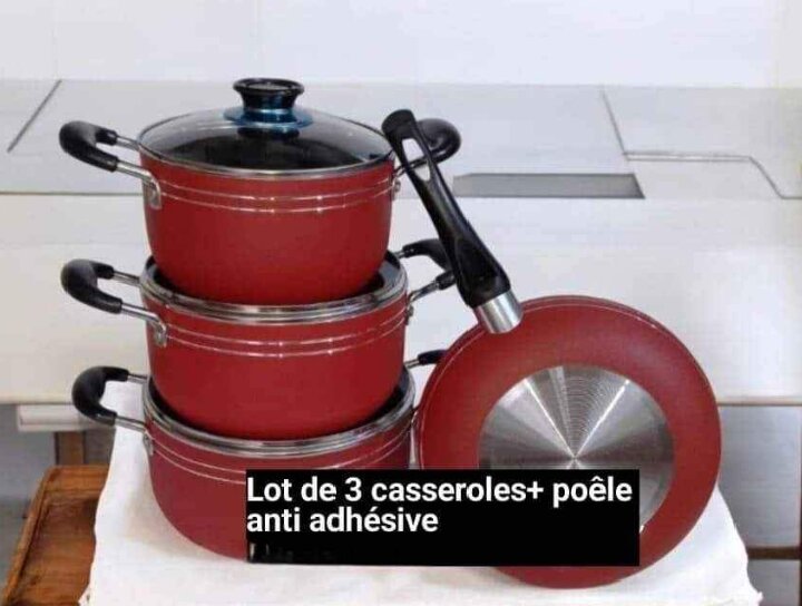Casserole antiadhésif 4 pièces (promo)
