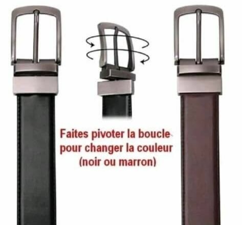 Reversible Leather Belt