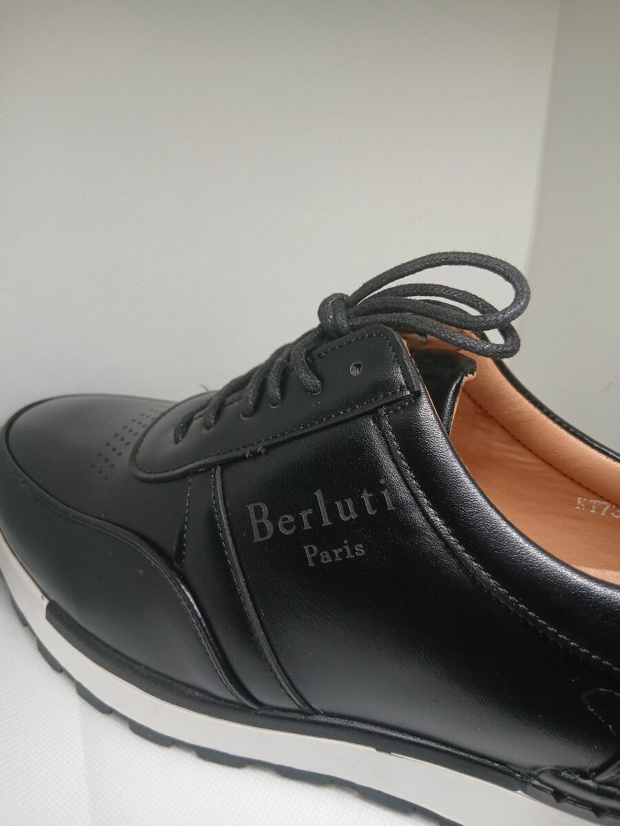 Chaussures Derby en Cuir Noir