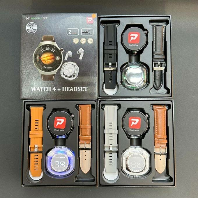 Montre Intelligente D21 et Écouteurs