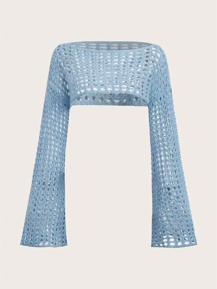 Pull en crochet bohème