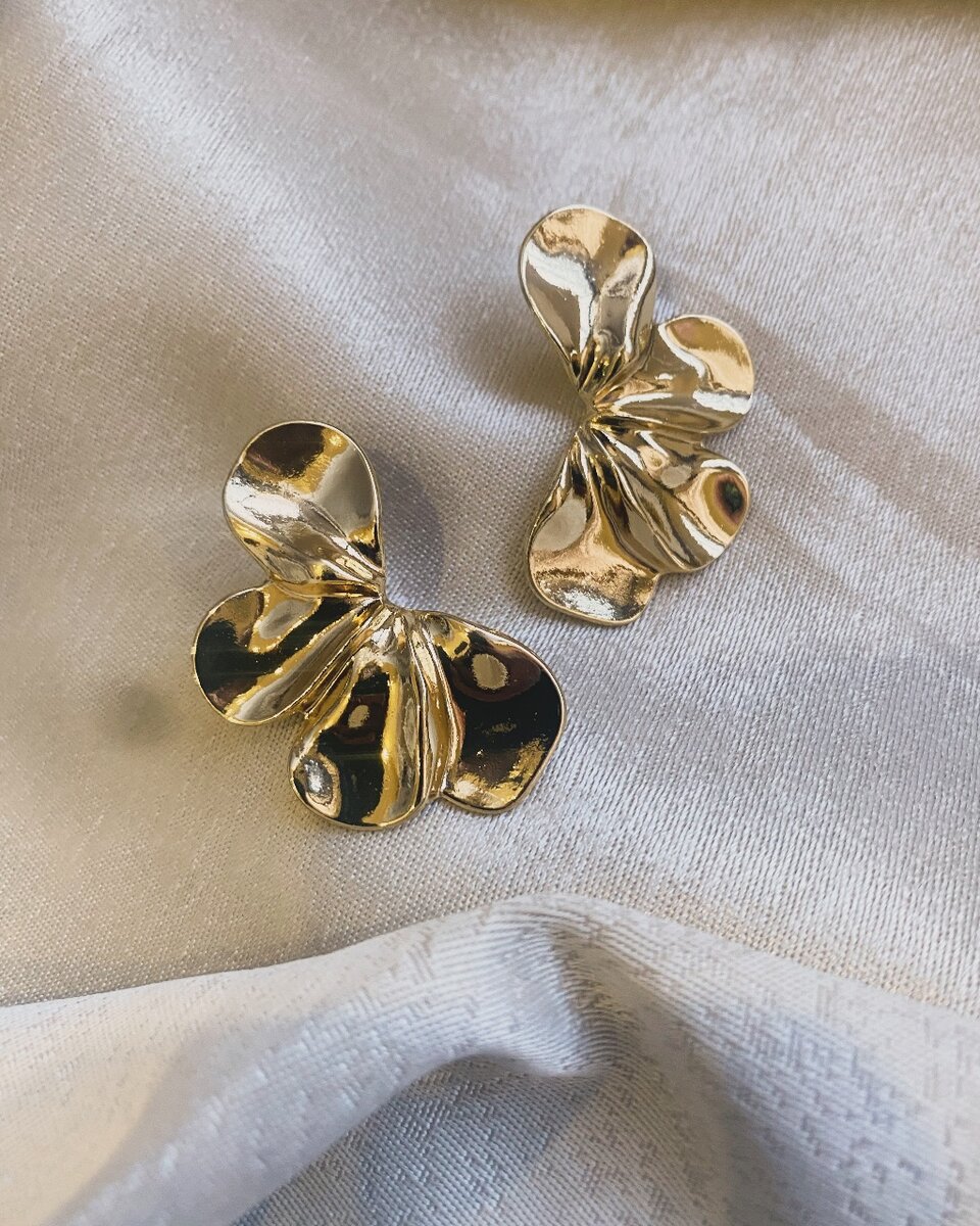 Earrings and necklaces