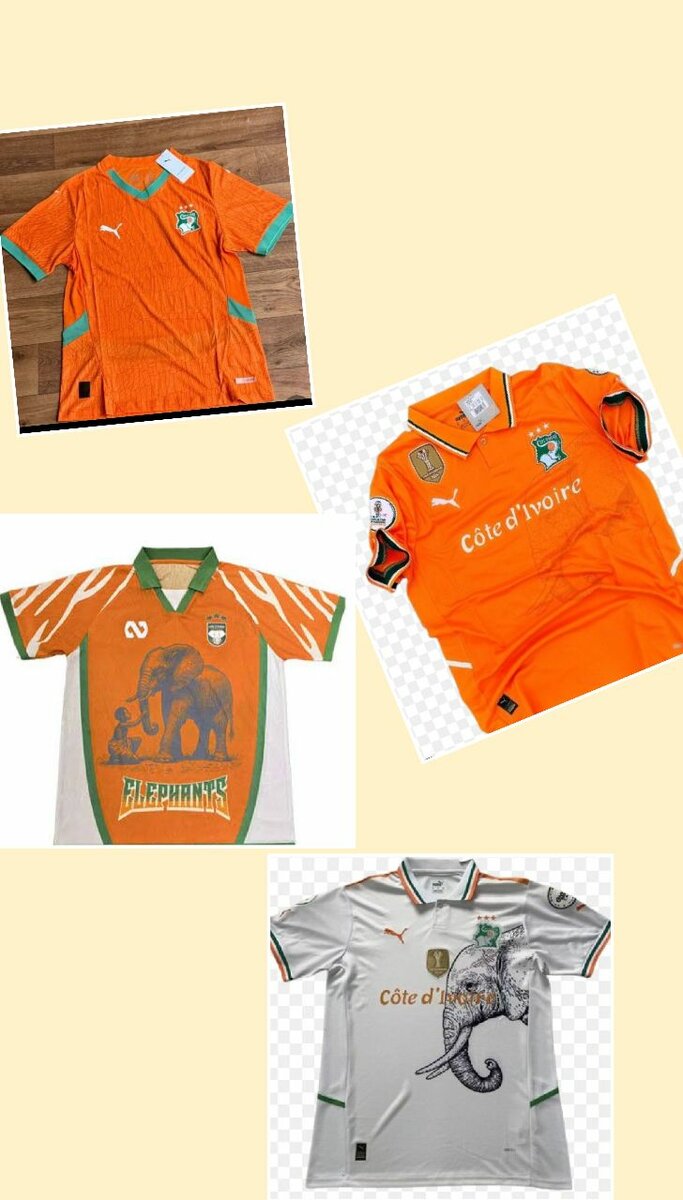 Maillot de Football Côte d'Ivoire
