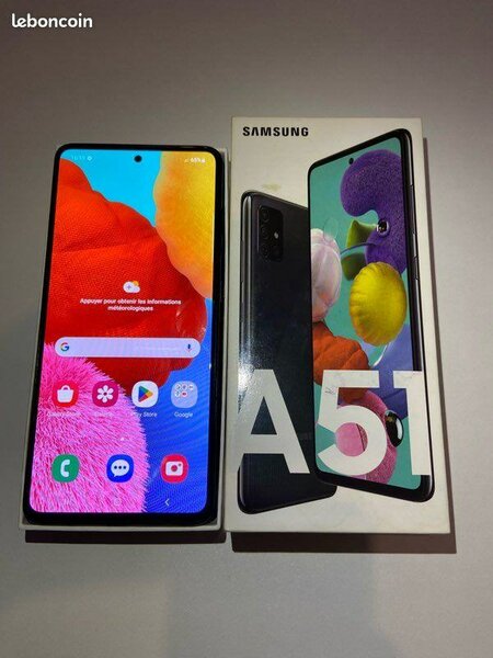 Brand new galaxy A51 128gb/4gb ram 4500mAh battery capacity