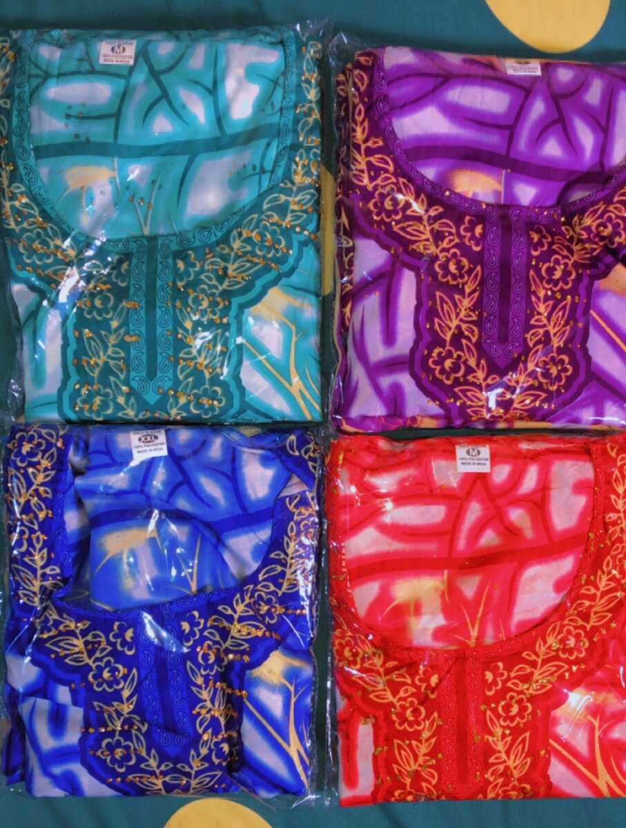 Robe Brodée Colorée Femme