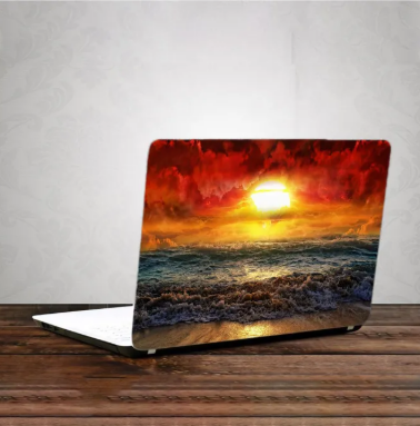 Sun Set Laptop Back Skin-Laptop Skin Vinyl Sticker Decal, 13 13.3 14.6 15 15.4 15.6 inch Laptop Skin Sticker Cover For All Laptops