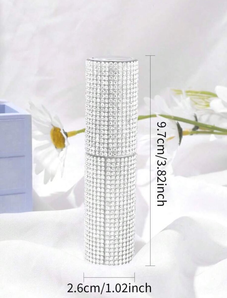 Rhinestone Perfume Bottle.