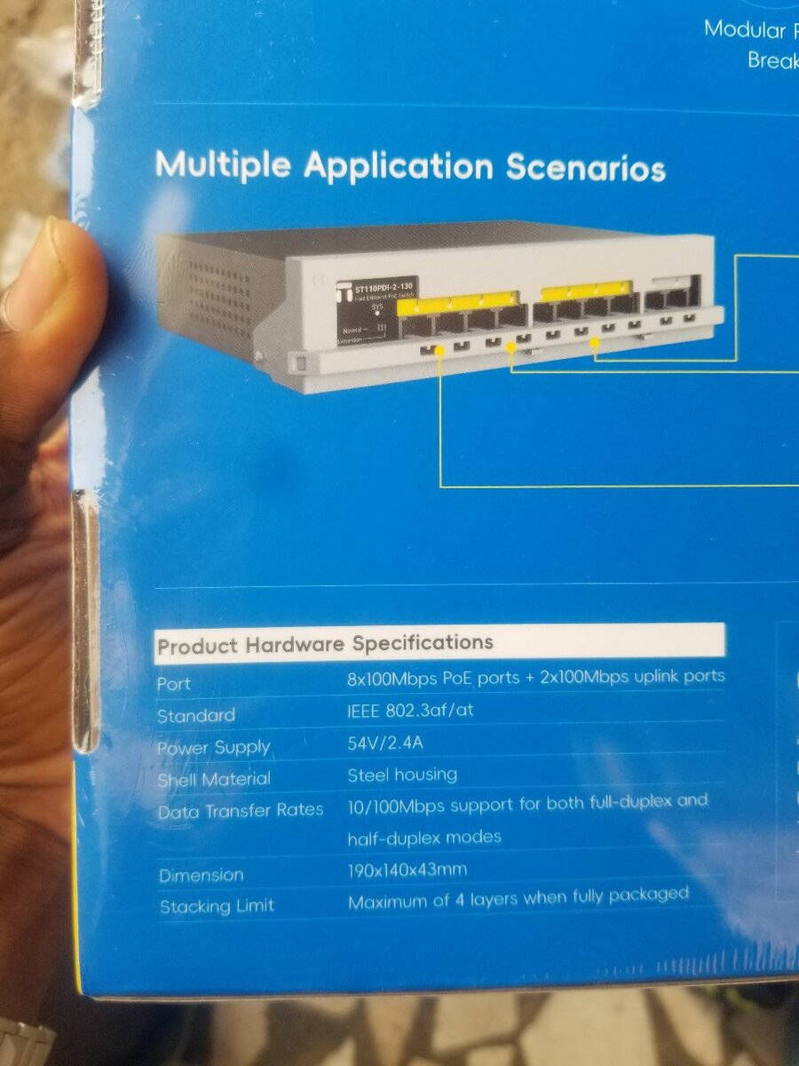 Switch Ethernet PoE Netis