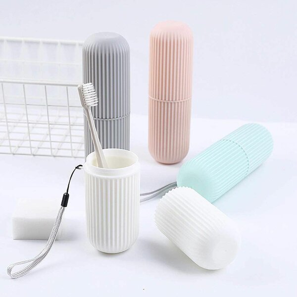 Toothbrush and paste holder