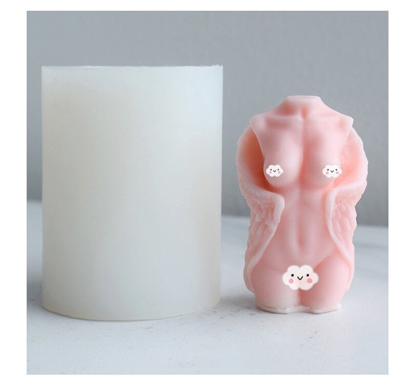 Naked body with wings mould
