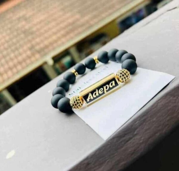 Customised wrist bead