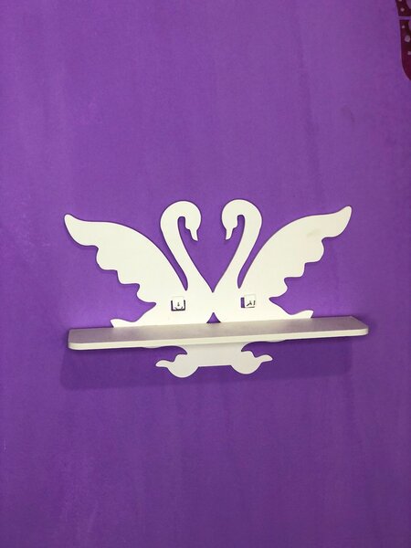 Swan shape (Floating wall shelves)