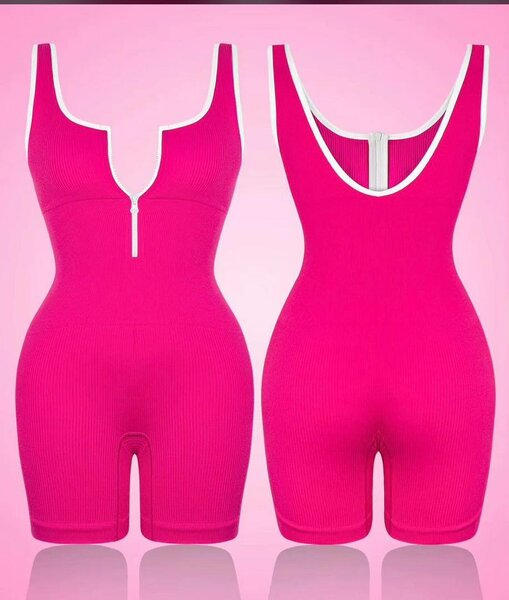 Combinaison Fit Rose Femme