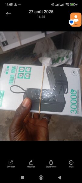 Batterie Externe Solaire 30000mAh