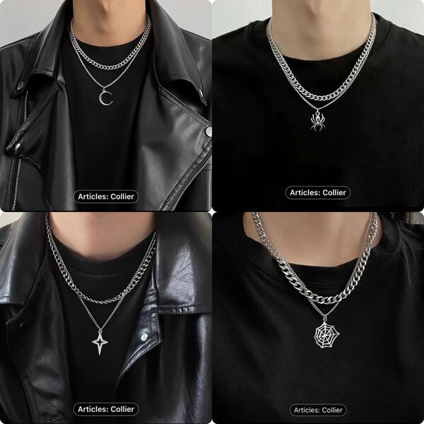 Collier gothique élégant