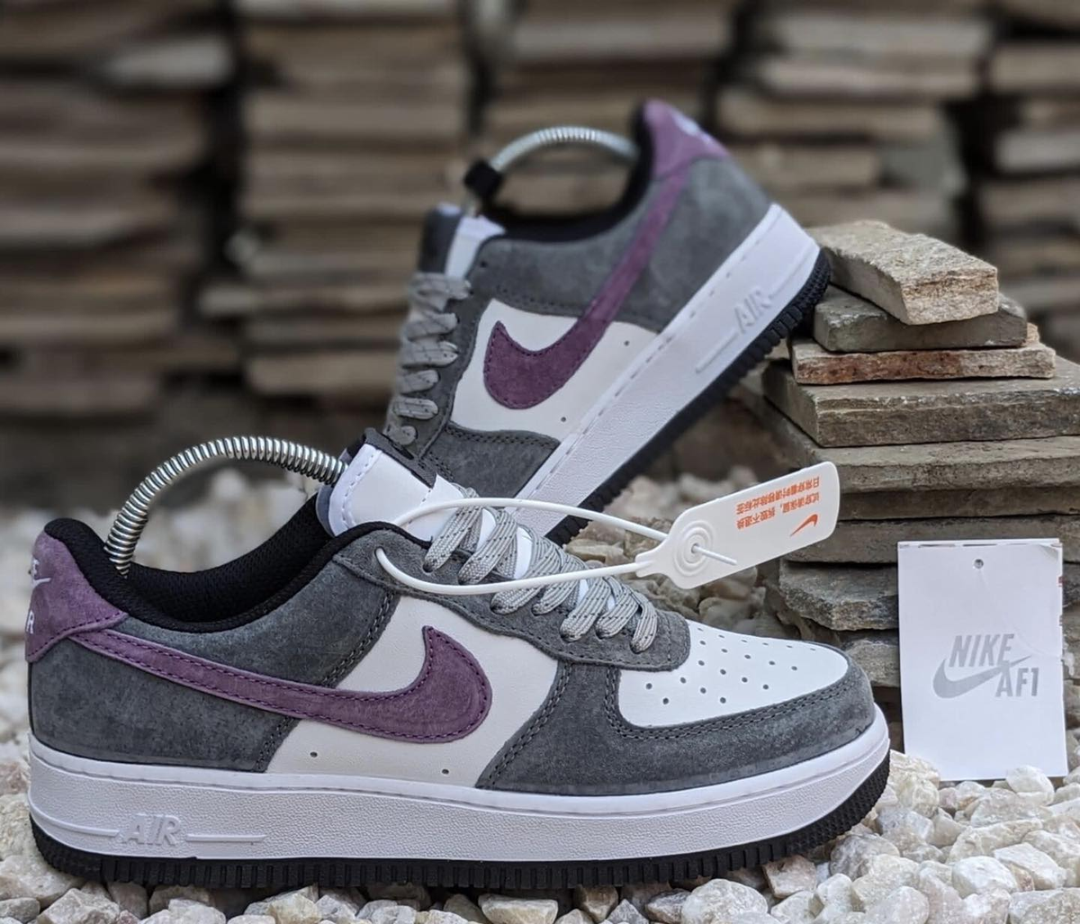 QUALITY  SNEAKERS gris violet