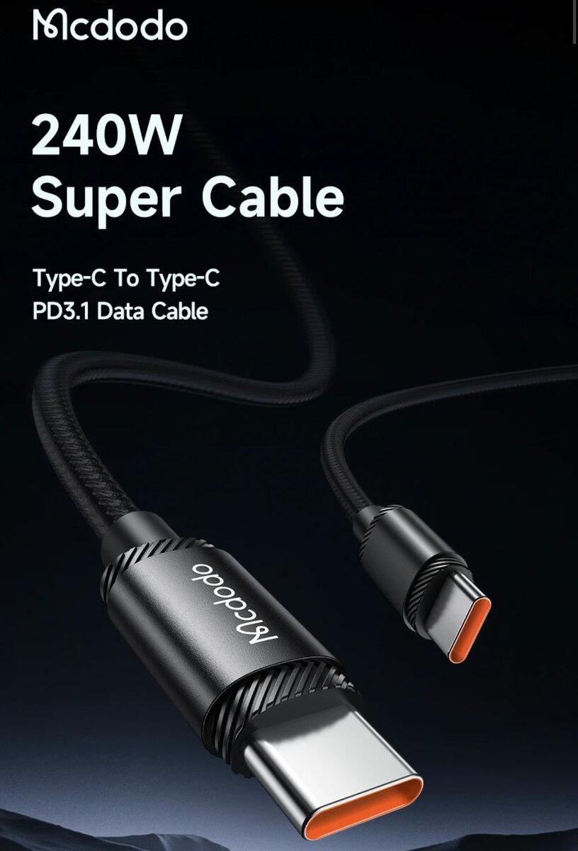Câble Mcdodo 240W Type-C