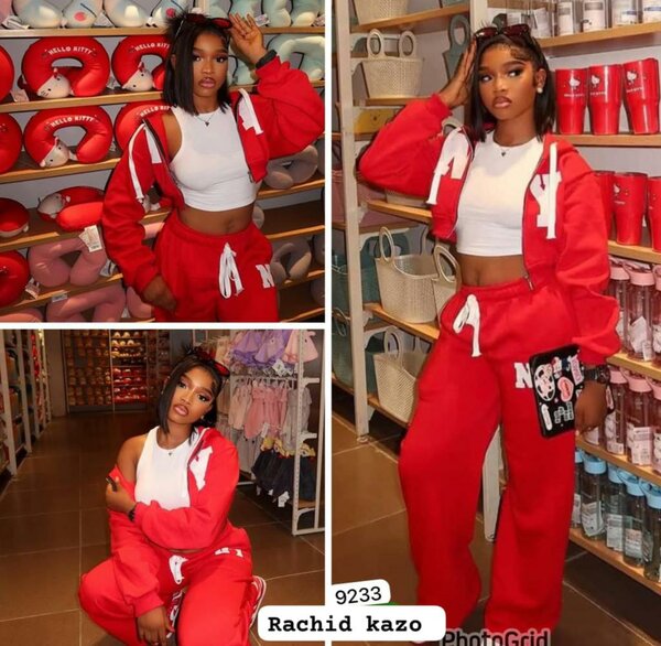 Ensemble de survêtement rouge