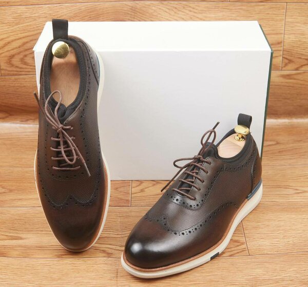 Chaussures Derby Cuir Élégantes