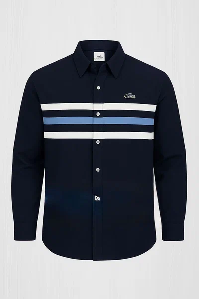 Chemise Rayée Homme Élégante