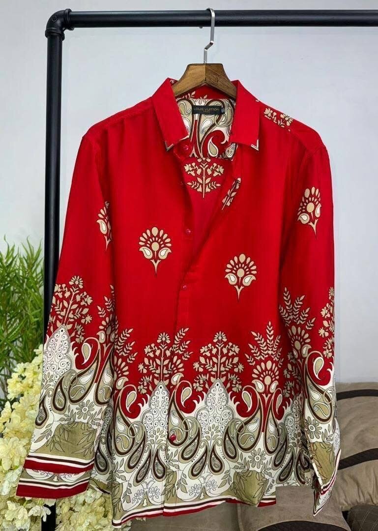 Chemise homme motifs élégants