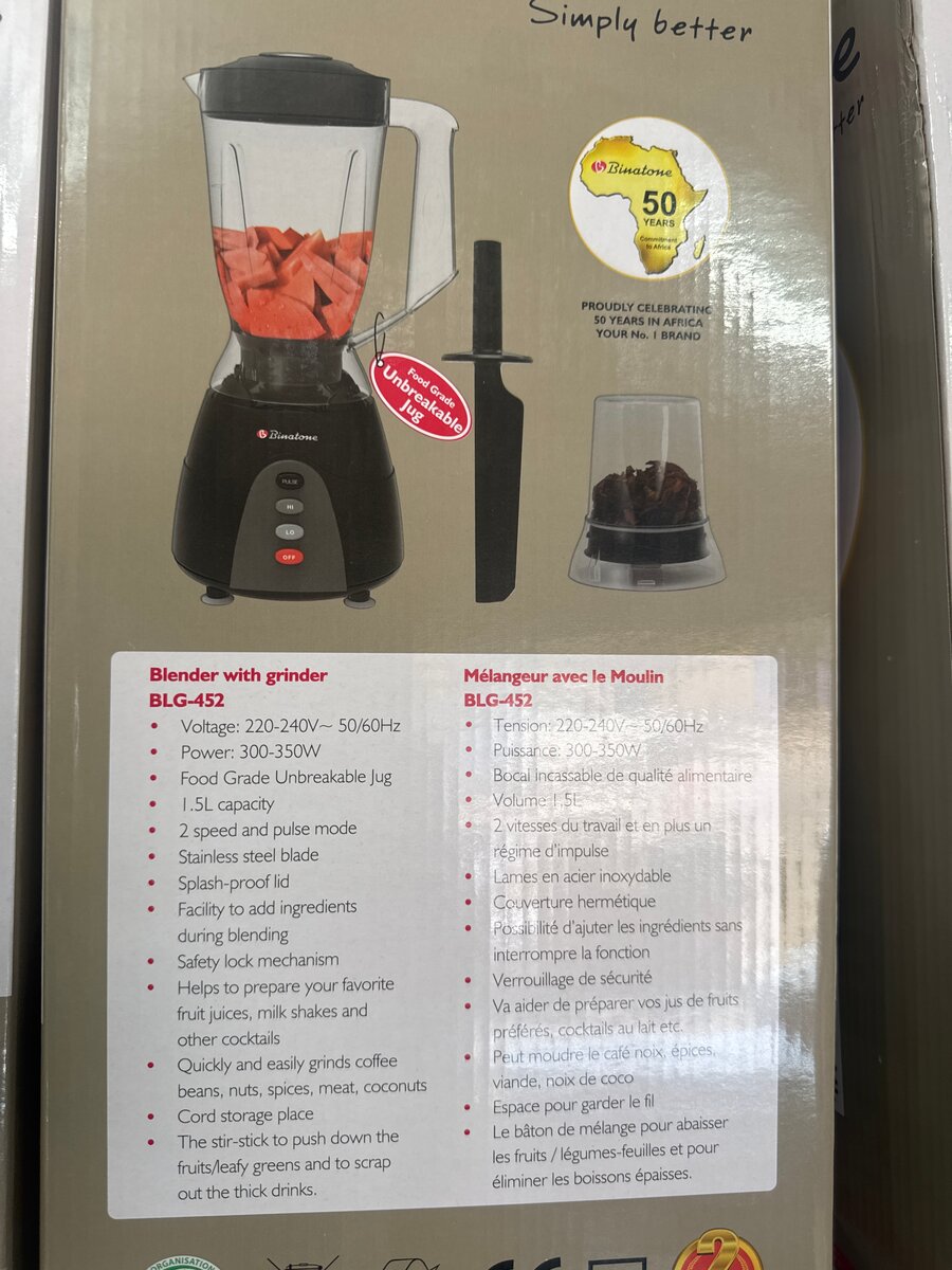 Mixeur Binatone BLG-452