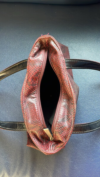 Sac à main peau de serpent