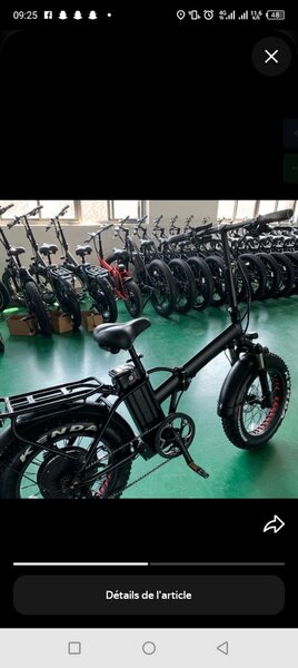 Vélo électrique pliant robuste