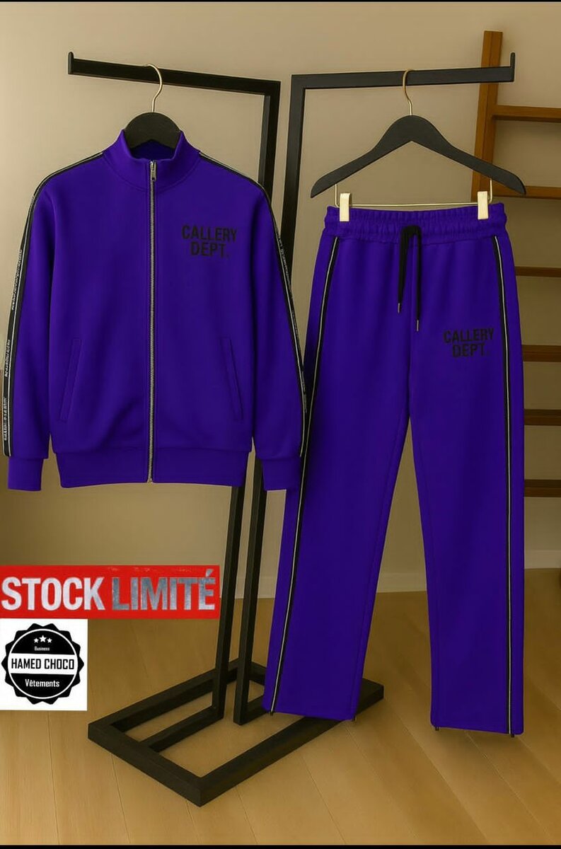 Ensemble de survêtement violet chic